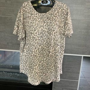 Distressed Leopard T-shirt